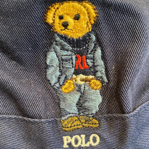 NWT Men's Women's Ralph Lauren Polo Bear 100% Cotton Twill Bucket Hat S/M/L/XL - Picture 5 of 5